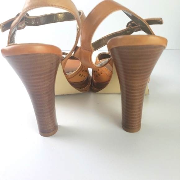 New Chinese Laundry Leather Heeled Sandals Size 8 - Picture 8 of 9